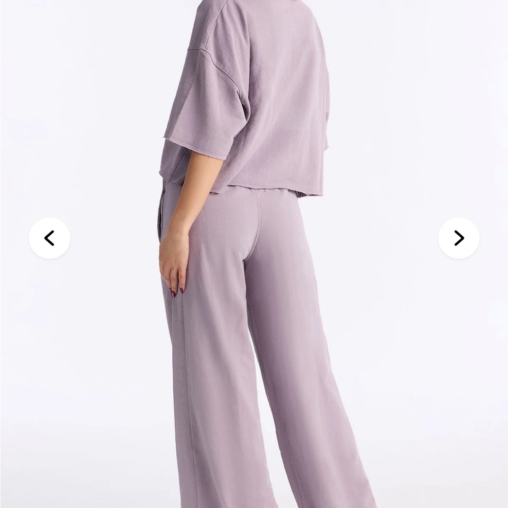 Fashion Nova Lavender Wide Leg Lounge Pants